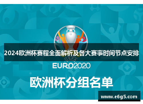 2024欧洲杯赛程全面解析及各大赛事时间节点安排